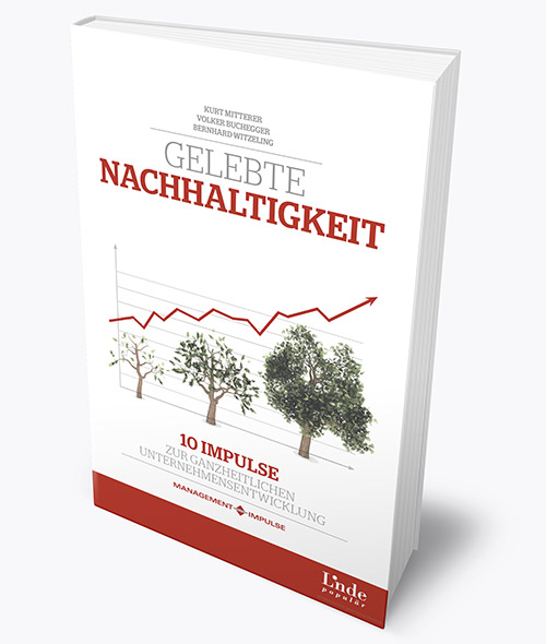 Buchcover „Gelebte Nachhaltigkeit“